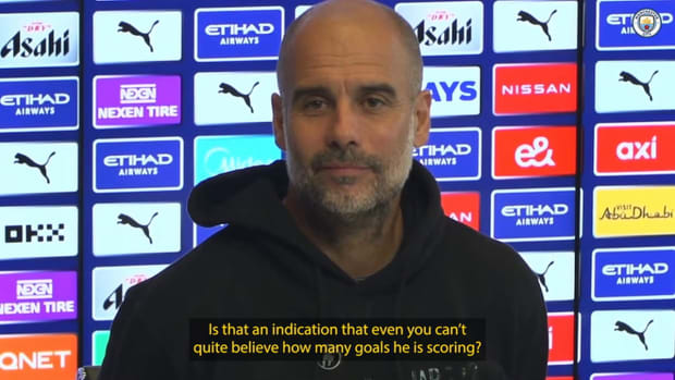 Guardiola hails Haaland's “incredible instinct”
